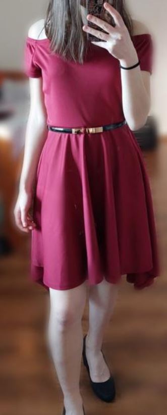 Jednoduché elegantné šaty, 164