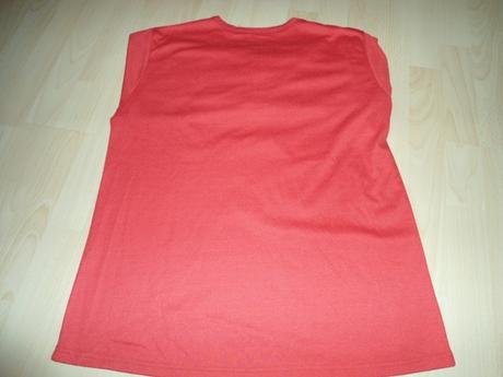 Cervene pyzamove tricko, xl