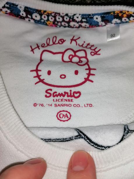 Mikina hello kitty, c&a,92