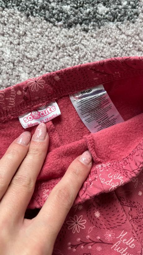 Zateplené legíny 2ks, 86