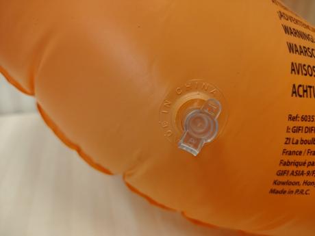 Detské nafukovacie oranžové koleso, gifi, 60 cm,