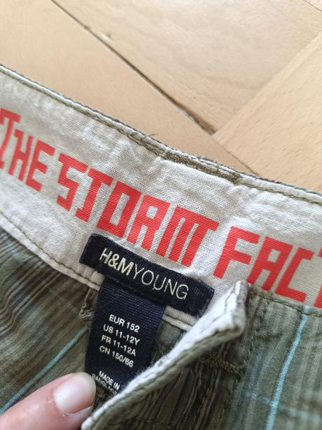 Kraťasy kapsáče, h&m,152