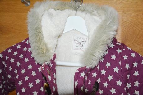 Hviezdičková zateplená bunda, next,104