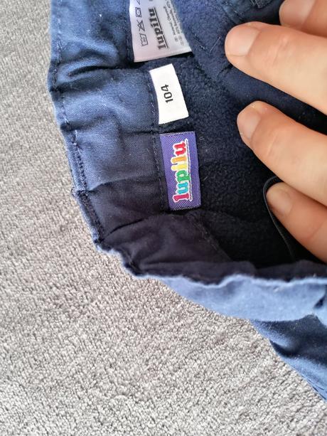 Zateplené nohavice, lupilu,104