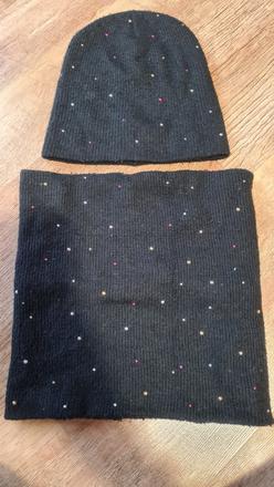 Set čiapka + nákrčník, zara,122