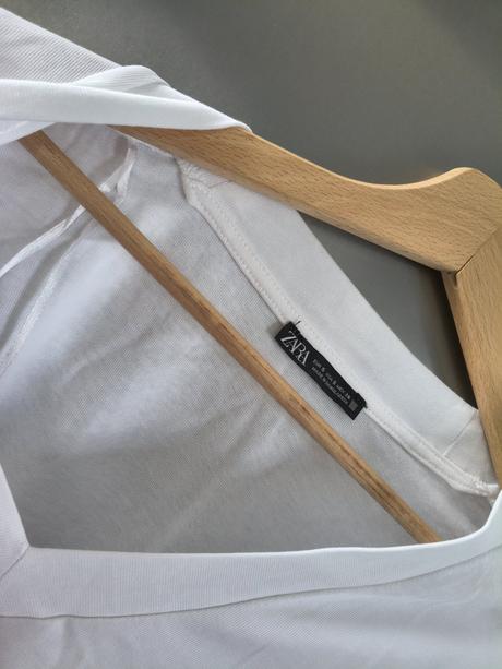 Zara bavlnený maxi oversize top, zara,l / m
