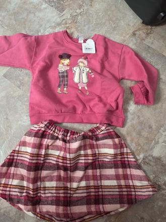 Suprava 110 - mikinka a suknicka, 110