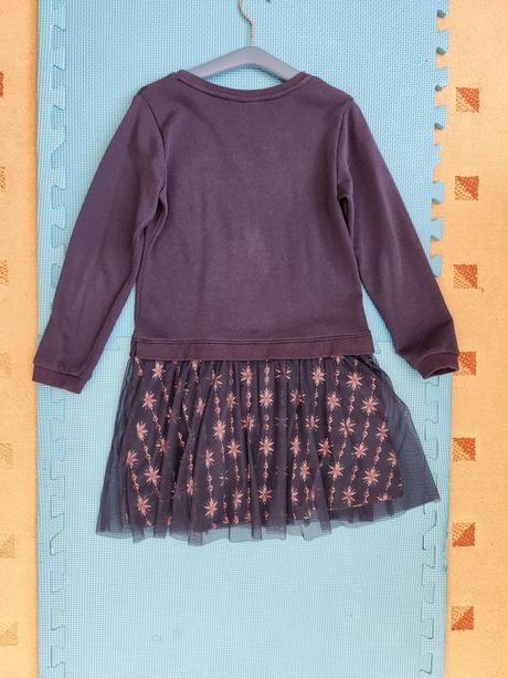 Dievčenské mikinové šaty, 122