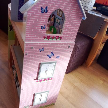 Veľký drevený domček pre bábiky,