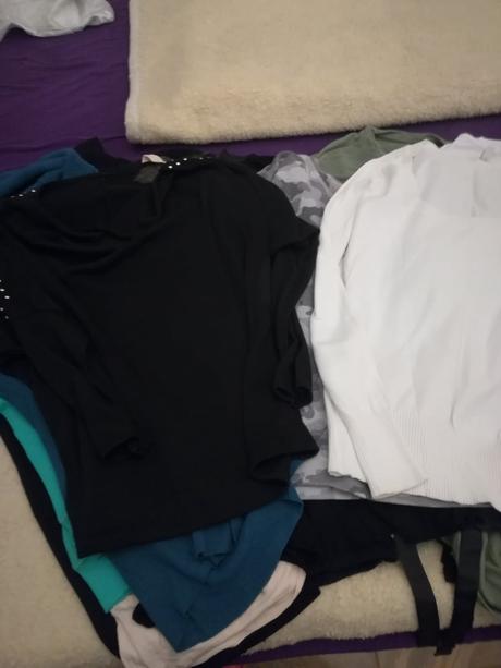 Balík tričiek dlhý rukáv veľ. l 16 ks, amisu,l