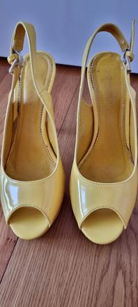 Topánky s otvorenou pätou, špičkou, 39