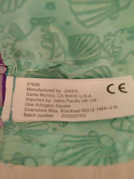Ariel 2v1 (morská víla/princezná) jakks pacific,