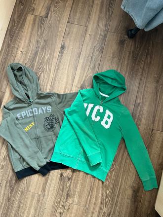 2x mikina benetton, benetton,158