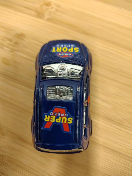 Set 2 ks plastových autíčok suv, modré a červené, 