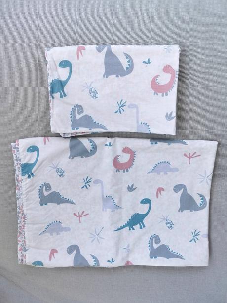 Navliecky do postielky ruzove dinosaury, šírka (cm): 90,dĺžka (cm): 130