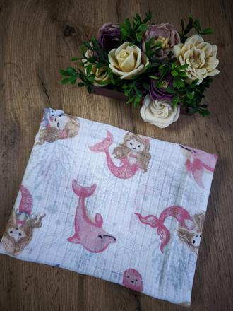 18-bavlnená plienka morská panna, 