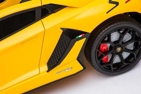 Elektrické autíčko lamborghini aventador žlté, 