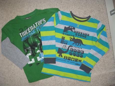 2x tričko s dlhým rukávom, 116, c&a,116