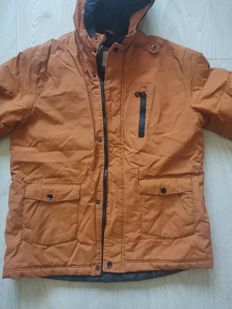 Zimná bunda okrová, sinsay,164