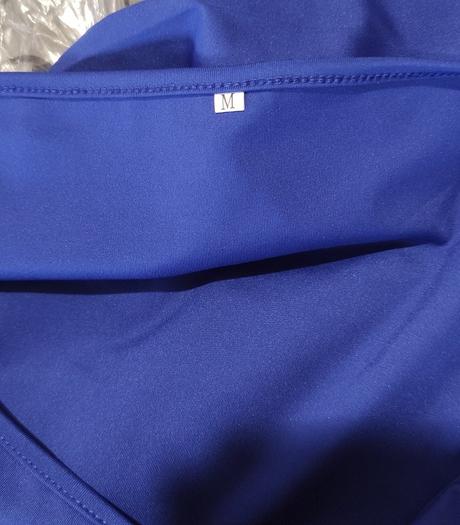 Modrý elegantný overal m, m