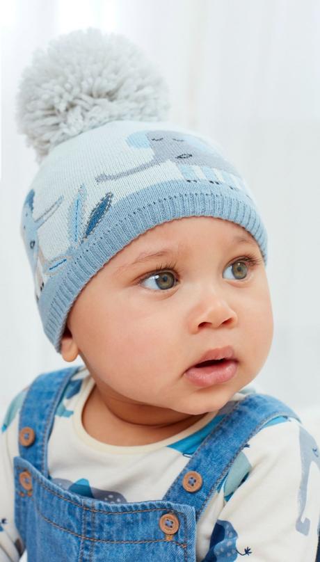 Pletená čiapka next 3-6 mesiace, next,68