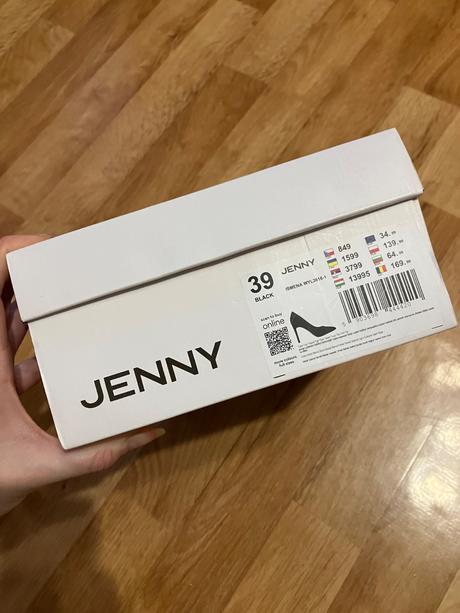 Dámske čierne klasické lodičky jenny fairy, 39