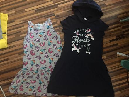 Letné šatičky s unicorns, h&m,122