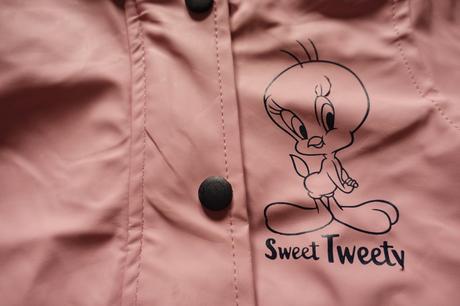 Prechodná nepremokavá vetrovka looney, 80