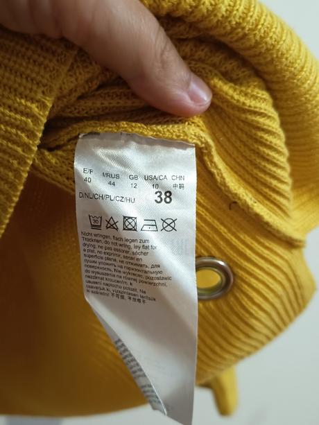 Žltý sveter betty barclay, betty mode,m