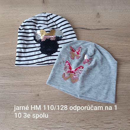 Čiapky dievčatko jar jeseň, 110