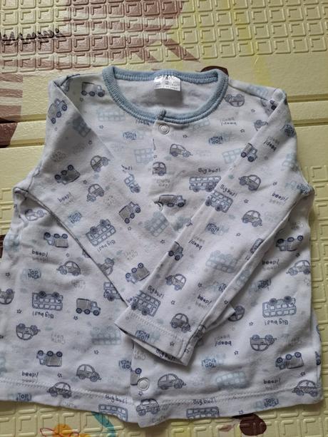 Košieľka, tričko, 74 cm, 4ks + gratis, 68–80