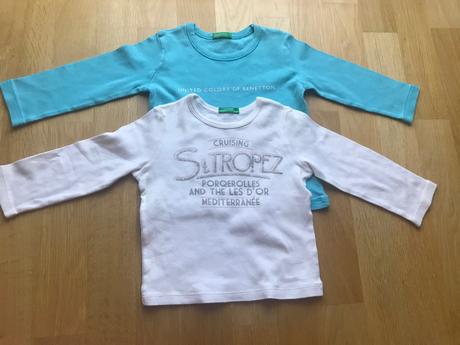 Dve trička benetton, benetton,80