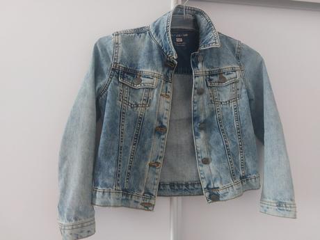 Dievčenská rifľová bunda, 140