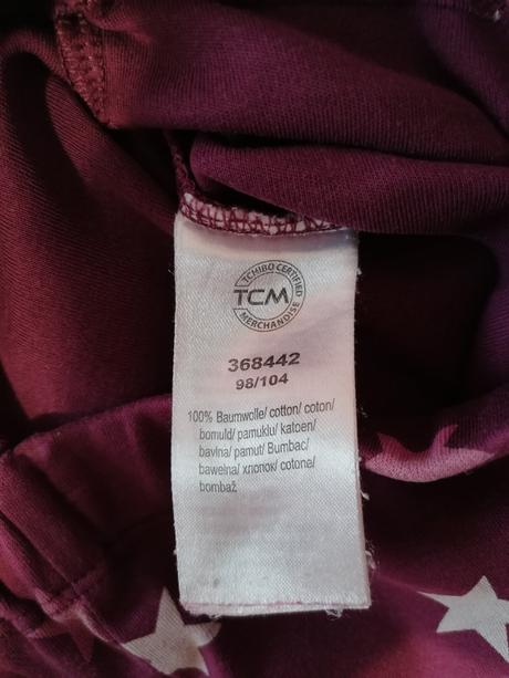 Pyžamko 98/104 s hviezdičkami, tchibo,98