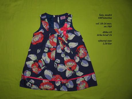 Kvetové šaty, f&f,92