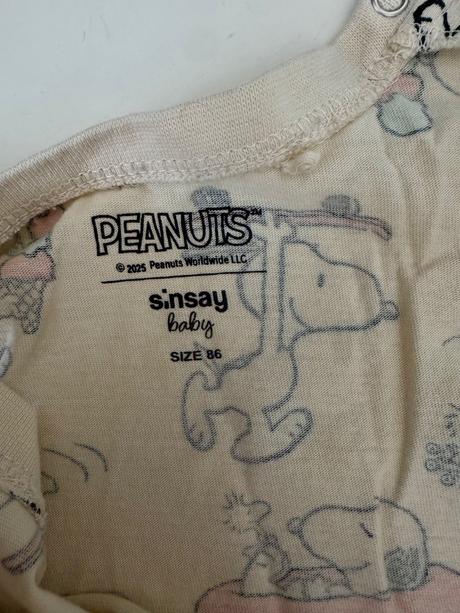 Detsky krátky overal snoopy, sinsay,86