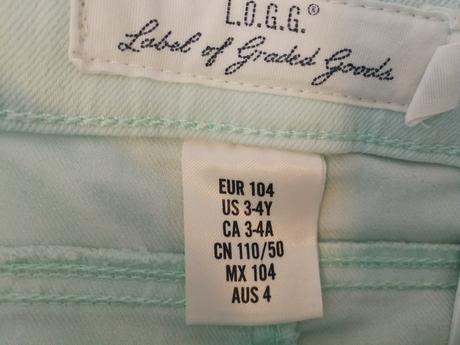 Šortky h&m, h&m,104