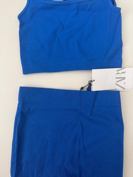 Dámsky vrubkovany set zara, zara,s / xs
