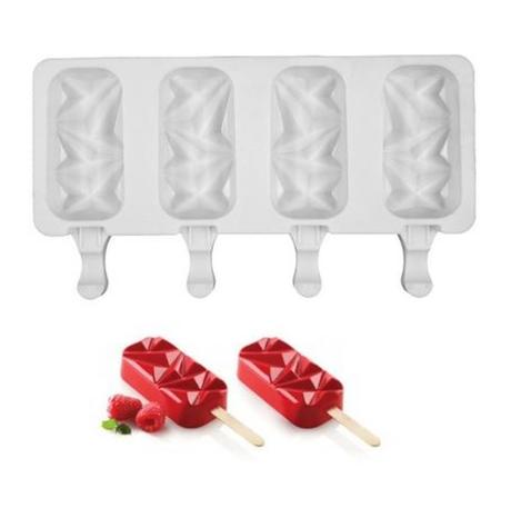 Silikónové formy na nanuky 4 kusové + paličky, 