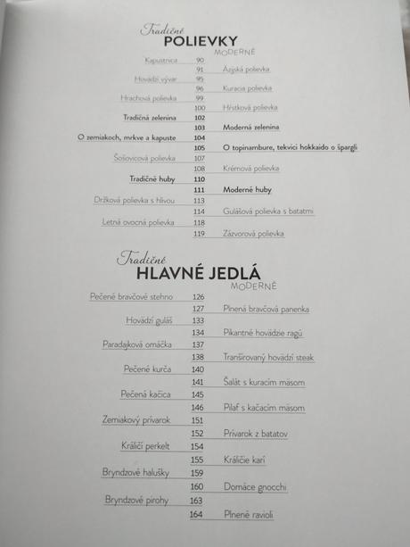Kuchárska kniha tradičná kuchyňa moderná,