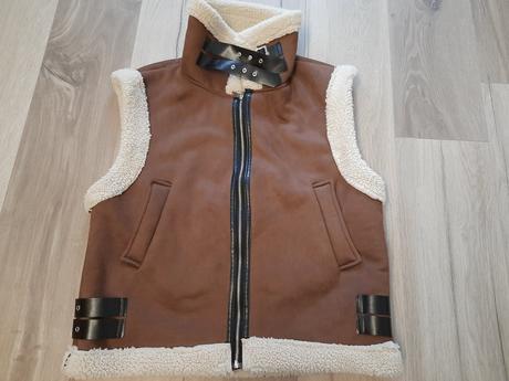 Vesta s kožušinou, l