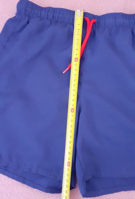 Plavky šortkové tmavomodré decathlon 2ks, decathlon,134