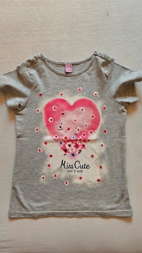 Predám dievčenské tričko s aplikáciou zn. f&f, f&f,110