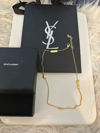 Novy nenoseny nahrdelnik na krk ysl, yves saint laurent