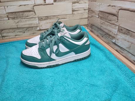 Nike 37,5 - dámske kožené bielo zelené, nike,37
