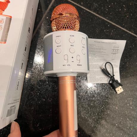 Bezdrôtový mikrofón bluetooth karaoke multifunkčný,