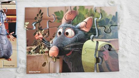 Puzzle ravensburger disney, ratatouille, 4x puzzle,