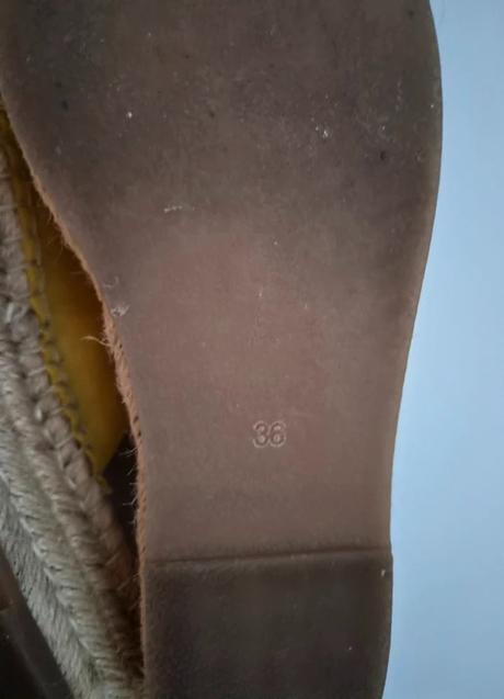 H&m semišové šľapky na platforme, h&m,36