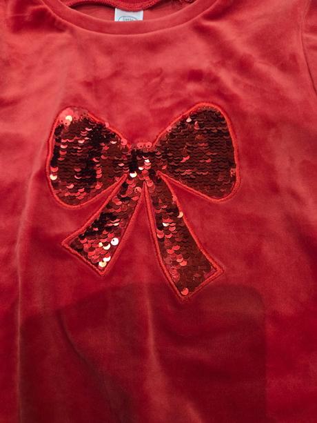 Vianočná červená mikina, 128