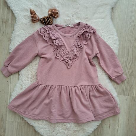 Šaty fialové, h&m,104